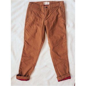 Gap Flannel Lined Khakis